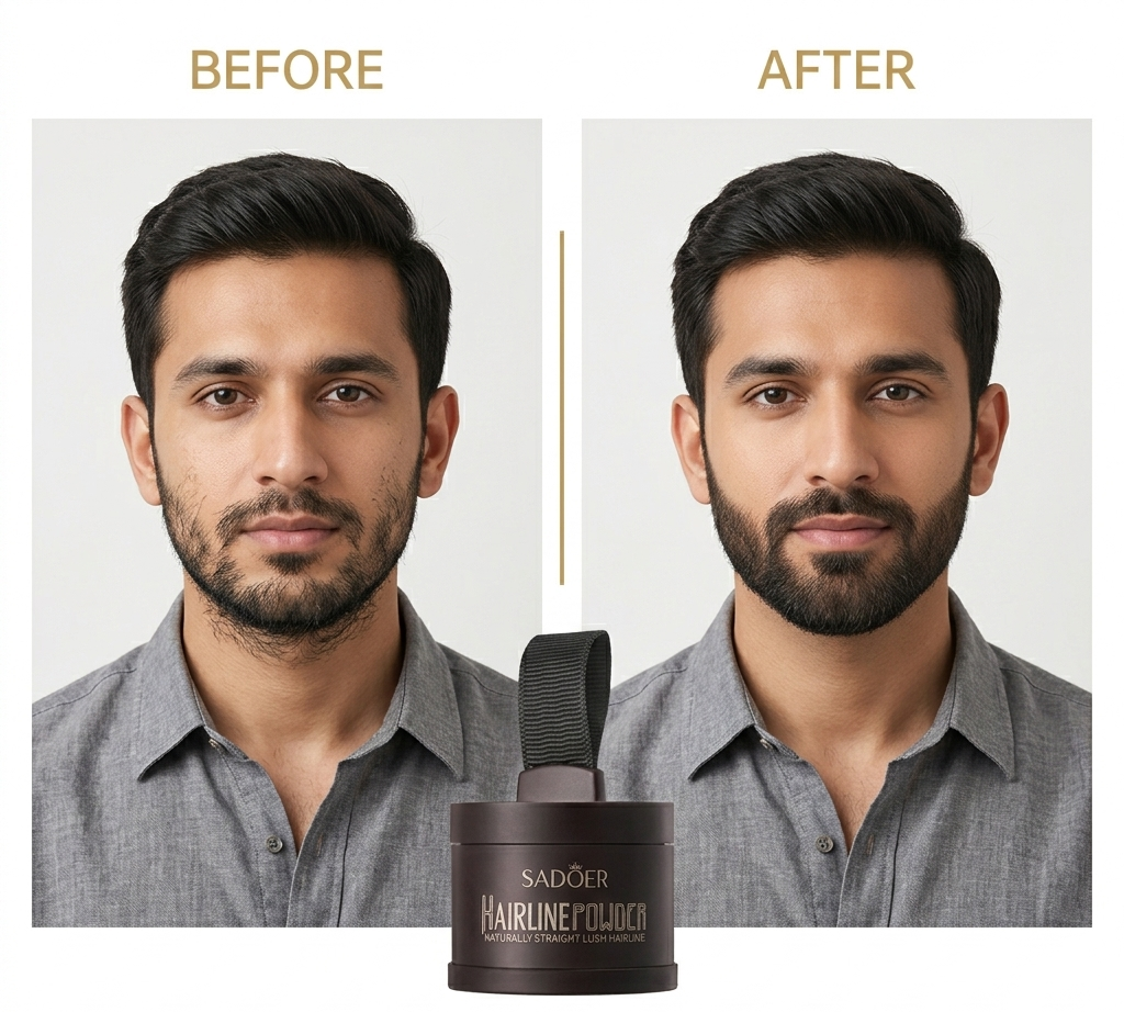 SADOER Hairline Powder Pakistan — Cover Thin Hairline Instantly - Image 3
