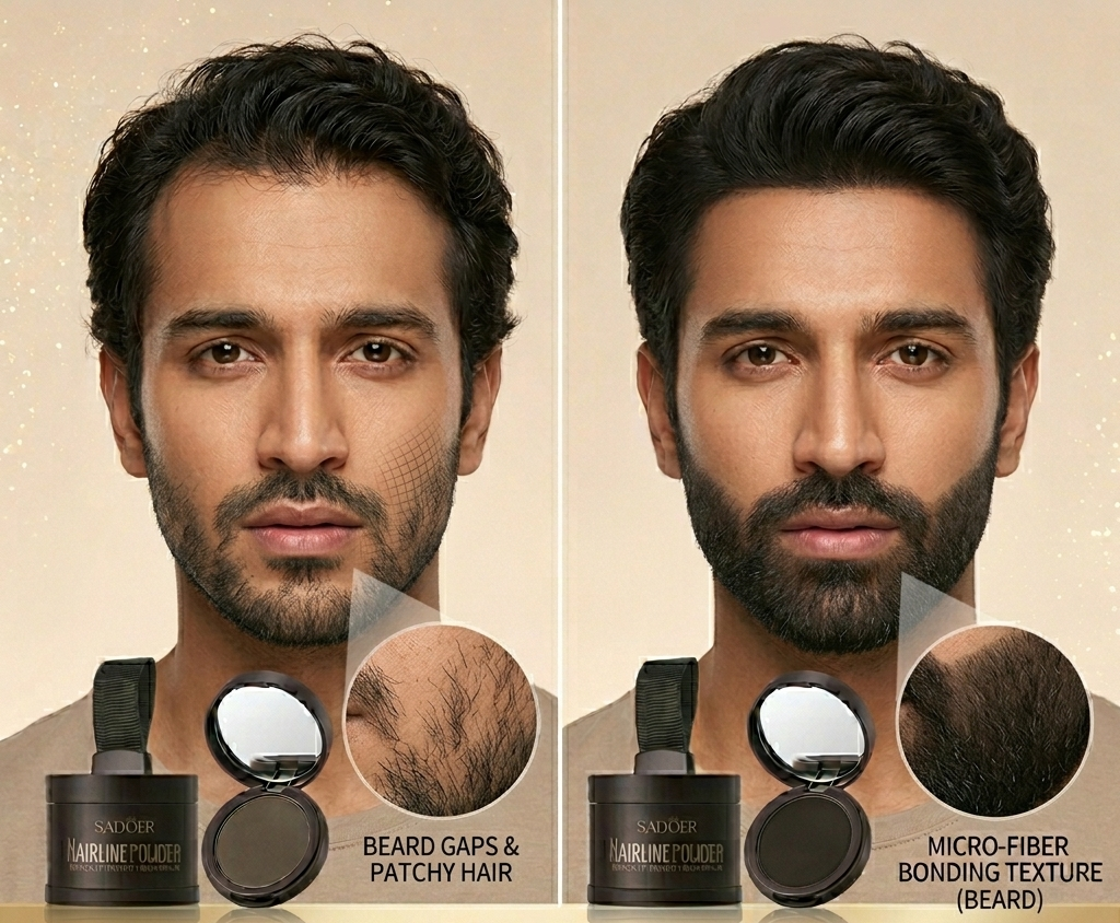 SADOER Hairline Powder Pakistan — Cover Thin Hairline Instantly - Image 5